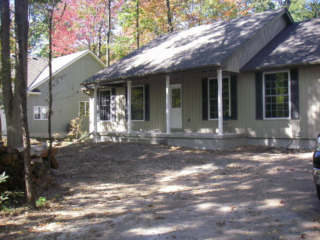 Brown cottage